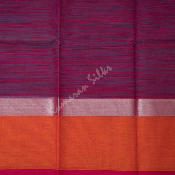 Gadwal Cotton Shot Colour Striped Saree