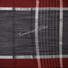 Gadwal Cotton Black Striped Saree