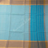 Gadwal Cotton Light Blue Striped Saree