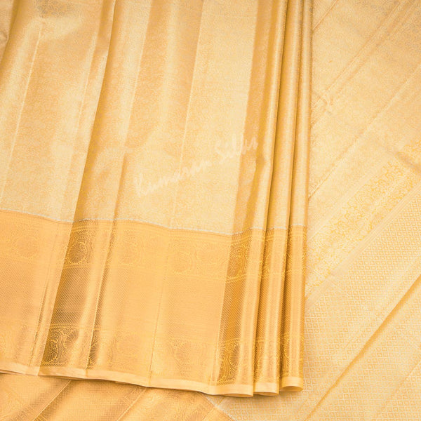 Kota Gold Floral Zari Worked Saree