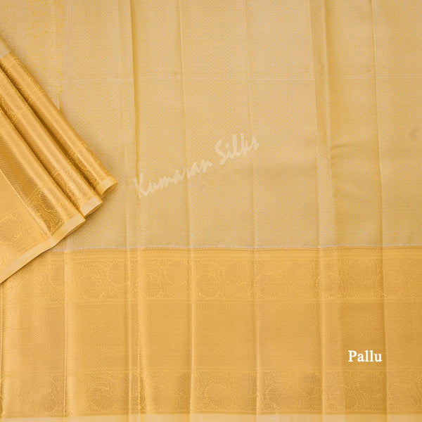 Kota Gold Floral Zari Worked Saree