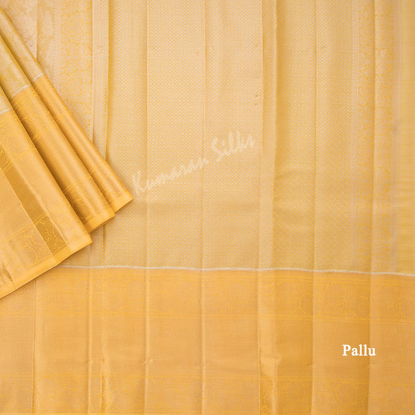 Kota Gold Floral Zari Worked Saree 02