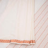 Semi Mysore Silk Cream Plain Saree