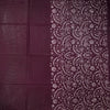Semi Linen Wine Printed Saree