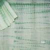 Semi Linen Light Green Checked Saree