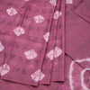 Semi Linen Rosewood Pink Printed Saree