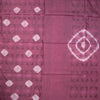 Semi Linen Rosewood Pink Printed Saree