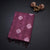 Semi Linen Rosewood Pink Printed Saree