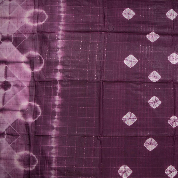 Semi Linen Cream Printed Saree