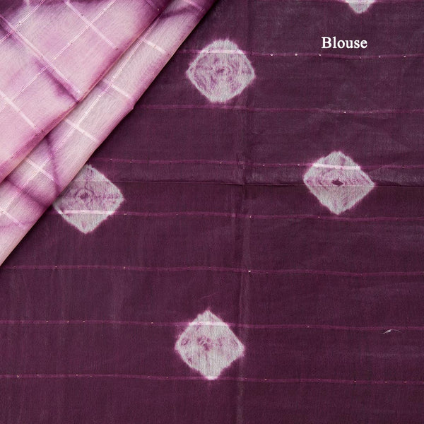 Semi Linen Cream Printed Saree