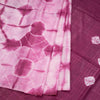 Semi Linen Light Pink Printed Saree