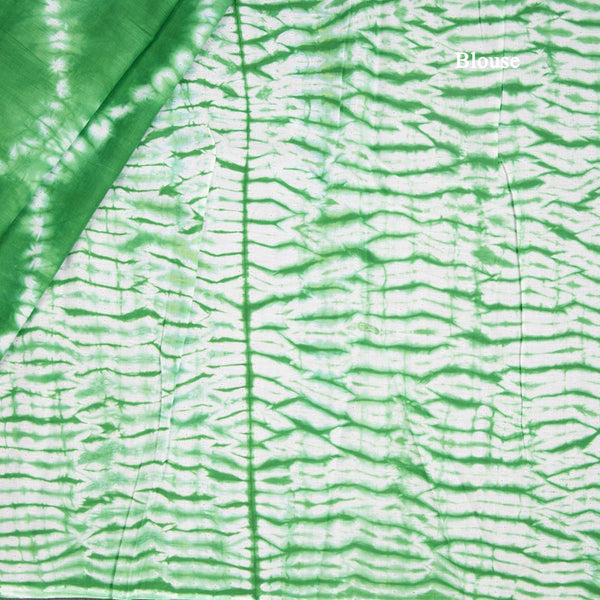 Mul Mul Cotton Green Printed Saree 02