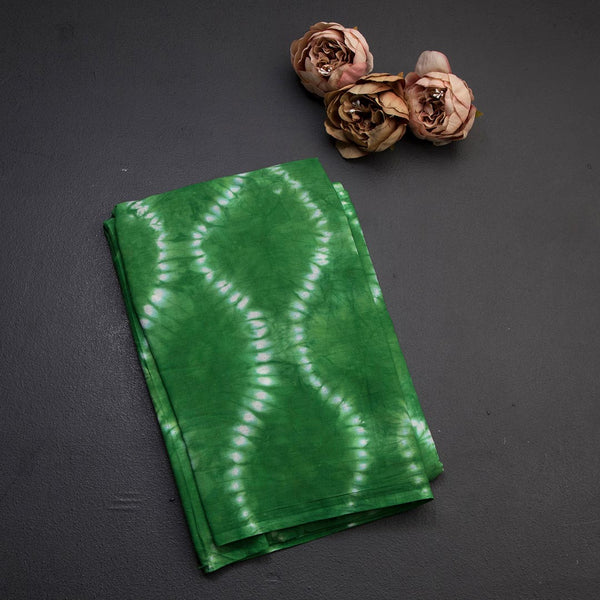 Mul Mul Cotton Green Printed Saree 02