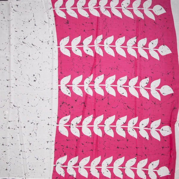 Mul Mul Cotton Cream Printed Saree 06