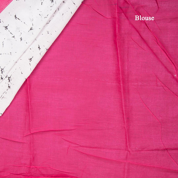 Mul Mul Cotton Cream Printed Saree 06