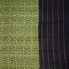 Sungudi Cotton Light Green Printed Saree Without Blouse 02