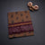 Sungudi Cotton Brown Printed Saree Without Blouse 03