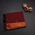Negamam Cotton Maroon Thread Embossed Saree