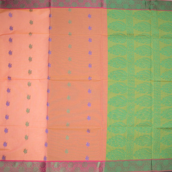 Negamam Cotton Shot Colour Thread Embossed Saree