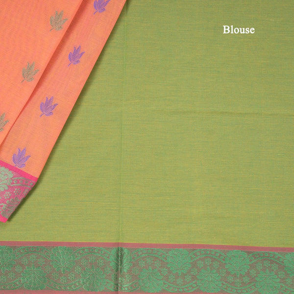 Negamam Cotton Shot Colour Thread Embossed Saree