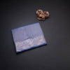 Kota Tissue Blue Saree With Zari Border