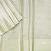 Kota Tissue Pista Green Saree With Zari Border
