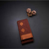 Silk Cotton Cinnamon Brown Zari Worked Saree