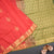 Semi Soft Silk Olive Green With Rouge Pink Zari Worked Saree