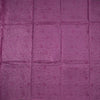 Semi Tussar Dark Magenta Thread Work Saree