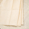Semi Tussar Cream Thread Work Saree 01
