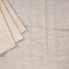 Semi Tussar Cream Thread Work Saree