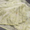 Organza Apple Green Thread Embroidered Saree