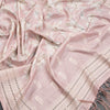 Light Pink Semi Raw Silk Printed Saree 02