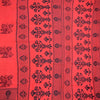 Sungudi Cotton Red Printed Saree Without Blouse 03