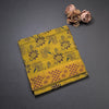 Sungudi Cotton Light Chartreuse Green Printed Saree Without Blouse