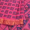 Sungudi Cotton Pink Printed Saree Without Blouse 06, Handmade Sungudi Cotton Sarees freshly arrived from Madurai! It has always been an evergreen cool fabric to beat the heat.