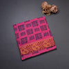 Sungudi Cotton Pink Printed Saree Without Blouse 06, Handmade Sungudi Cotton Sarees freshly arrived from Madurai! It has always been an evergreen cool fabric to beat the heat.