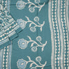 Chanderi Cotton Shibori Printed Light Sea Green Saree