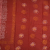 Chanderi Cotton Shibori Printed Maroon Colour Saree