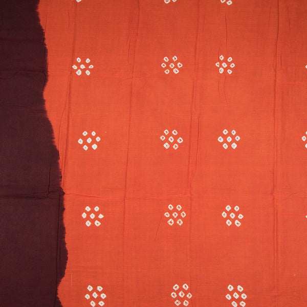 Mul Mul Cotton Maroon Printed Saree 03