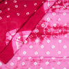 Mul Mul Cotton Magenta Pink Printed Saree 03