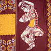 Mul Mul Cotton Maroon Printed Saree 04