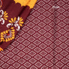 Mul Mul Cotton Maroon Printed Saree 04