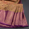 Shot Colour Semi Silk Saree With Contrast Border