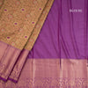 Shot Colour Semi Silk Saree With Contrast Border