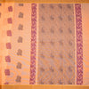 Orange Negamam Cotton Thread Embossed Saree 02