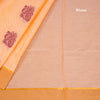 Orange Negamam Cotton Thread Embossed Saree 03