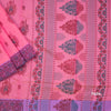Pink Poly Cotton Printed Saree 03
