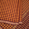 9 Yards Multi Colour Chettinad Cotton Checked Saree And Simple Thread Border Without Blouse 07