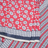 Mul Mul Cotton Maroon Floral Printed Saree
